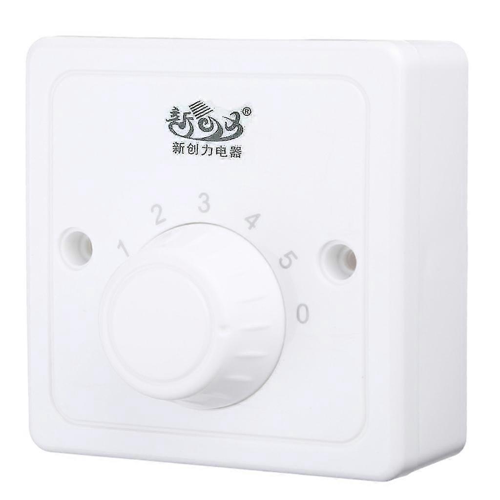 5 Gear Fan Speed Control Switch Dial Control Knob Variable Rotary Wall Switch-YuJia