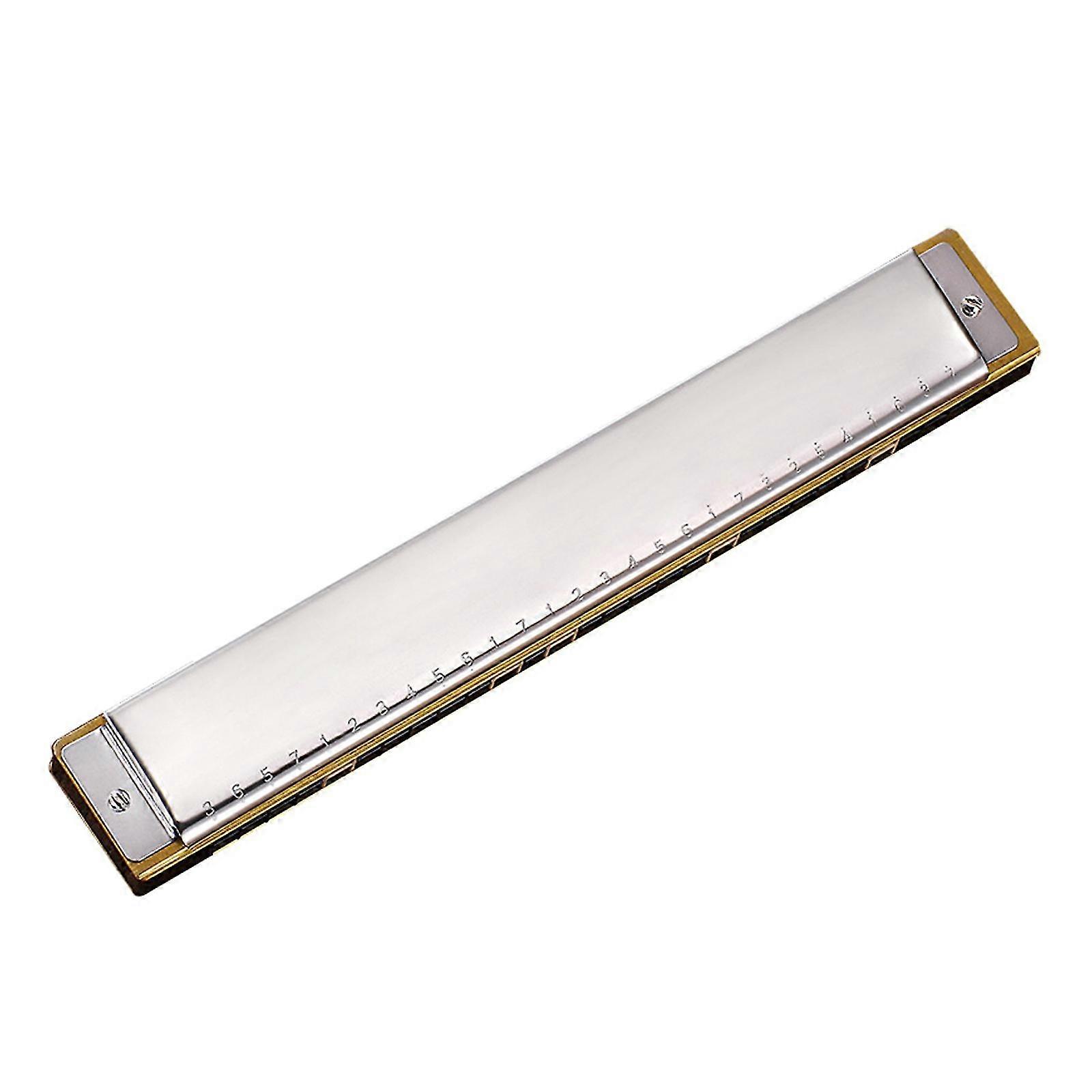 28 Holes Polyphonic C Professional Chromatic Harmonica, Mouth Organ & Profession