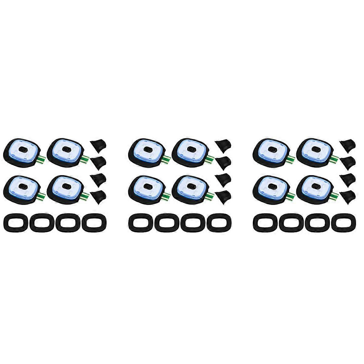 USB Rechargeable Light for LED Knit Beanie Hat, 12 Pieces, Strong Medium and Weak Light Mode LED Ha