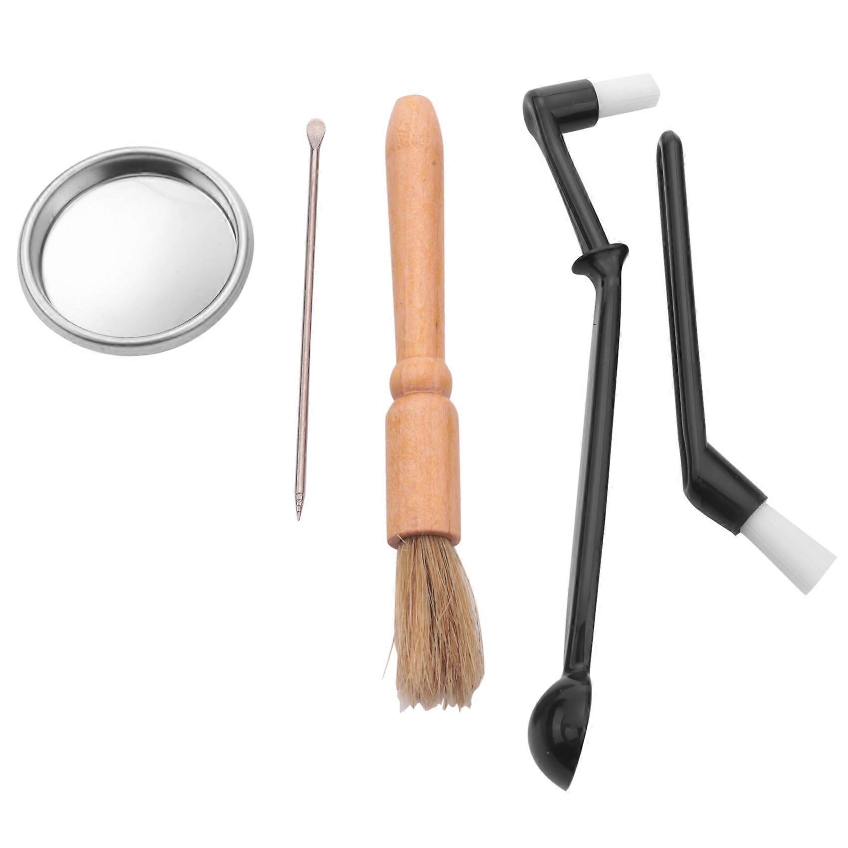 Coffee Machine Cleaning Set Coffee Grinder Brush Coffee Machine Group Head Cleaning Brush with Coff