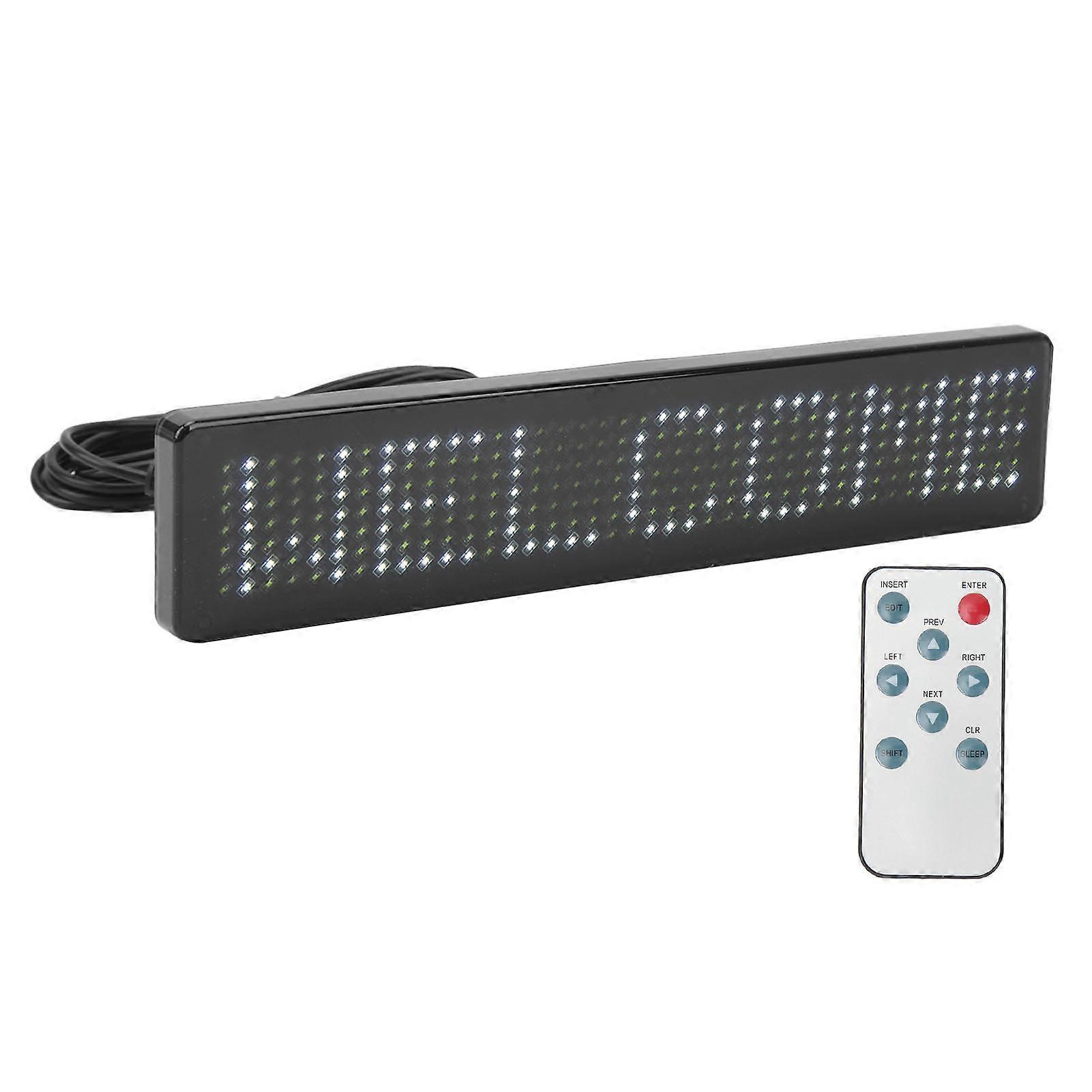 LED Matrix Panel Remote Control Programmable Scrolling LED Sign for ...