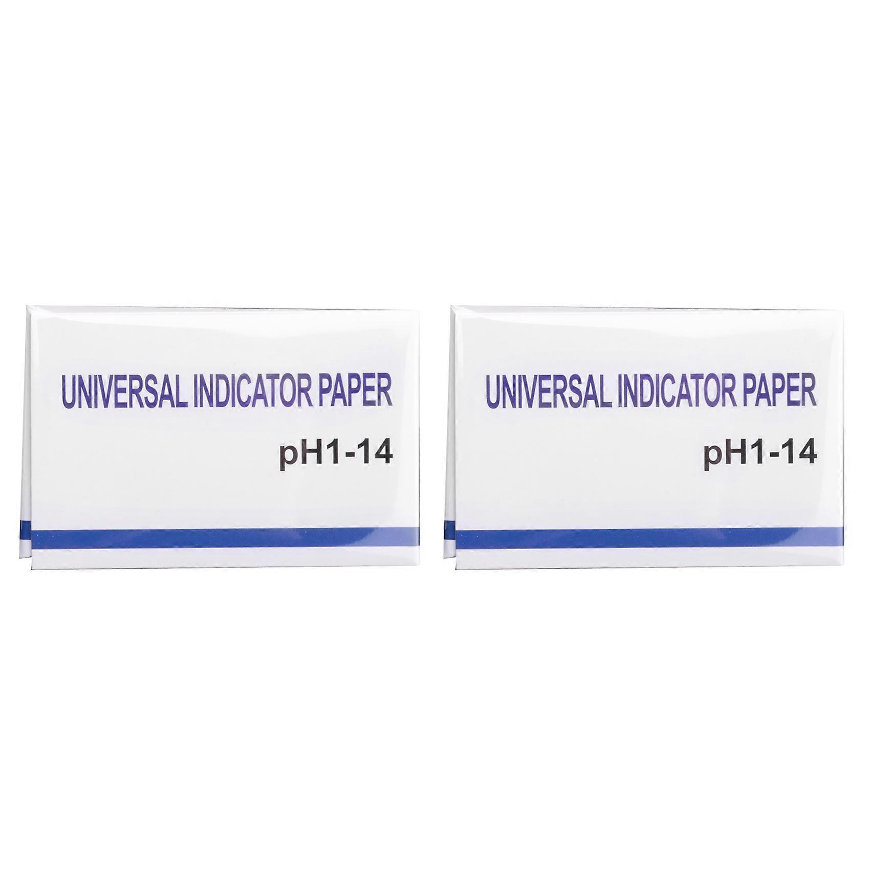2 Ensemble 160 Bandes 1-14 PH Litsol Papier Ph Bandelettes De Test Eau Cosmétiques Sol PH Bande De Papier De Test avec