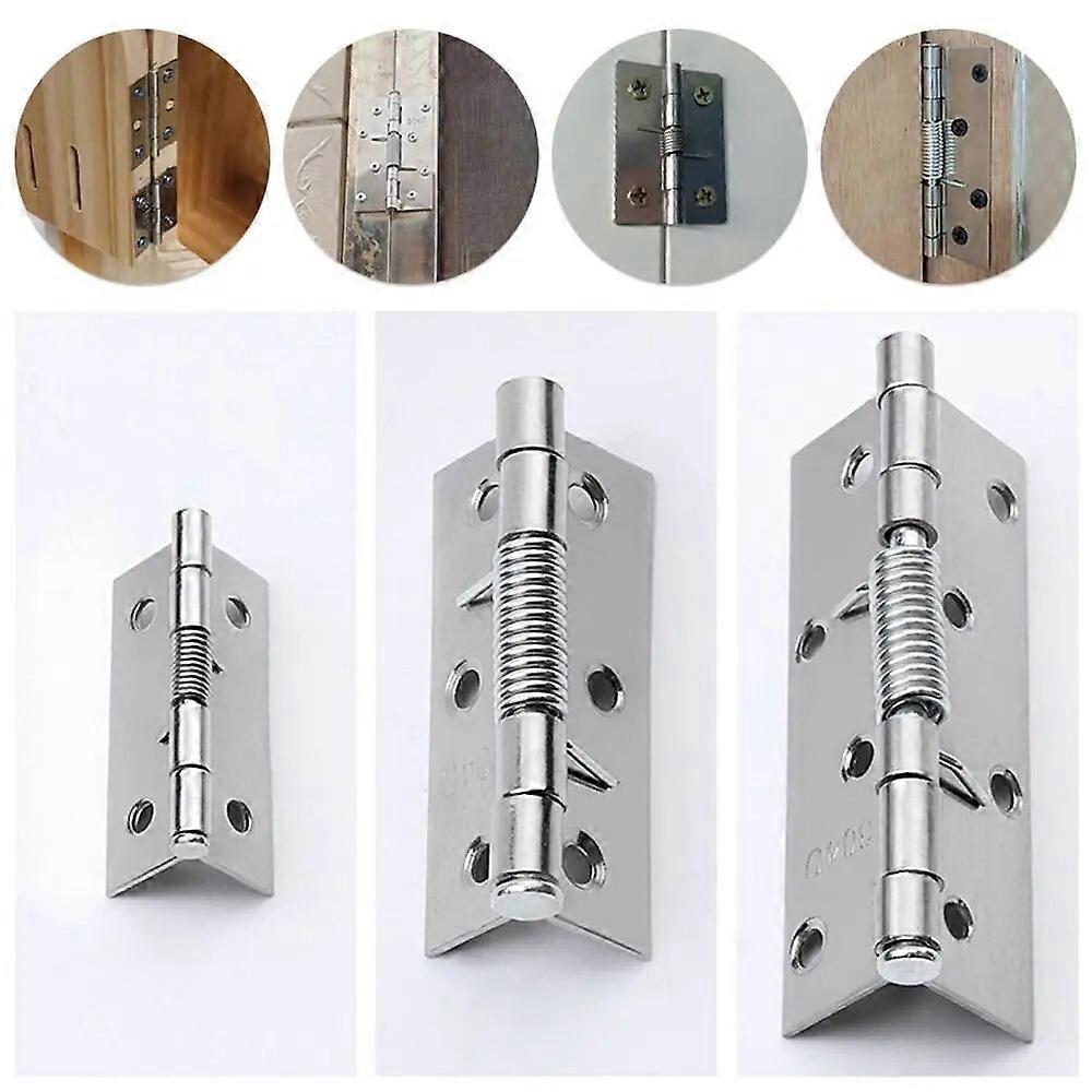 1Pc Door Hinges Cross Hinge Automatic Rebound Cabinet Cupboard Door Hinges For Folding Window with Spring Furniture Hardware