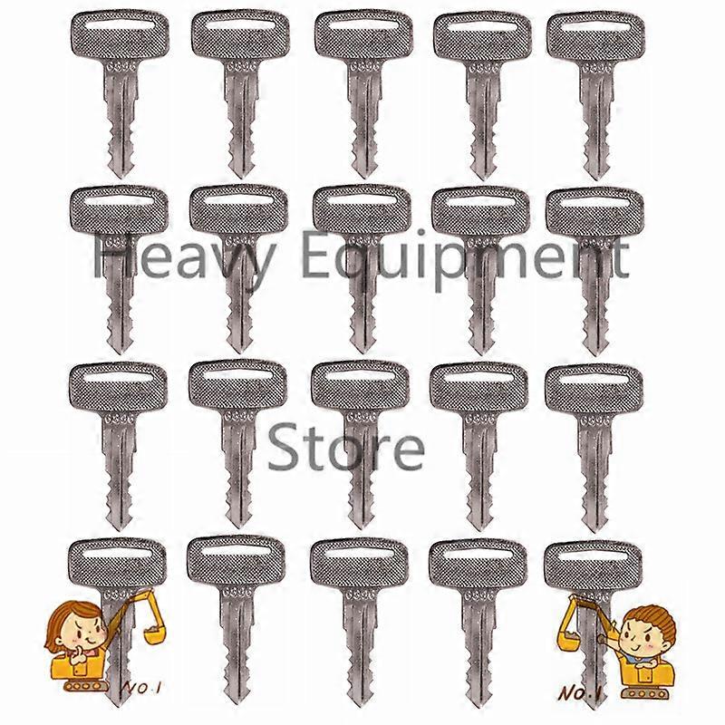 20PCS 6896 tændingsnøgle 160431 0160431 til Wacker Neuson skyttegravsrulle