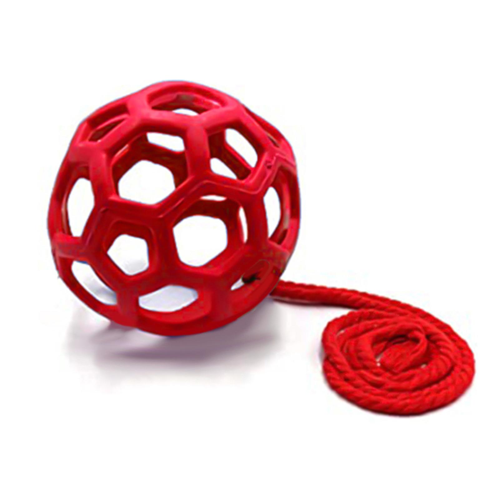 Horse Treat Ball Hanging Hay Feeder Toy Ball Multipurpose Feeding Toy for Horse Stable Stall