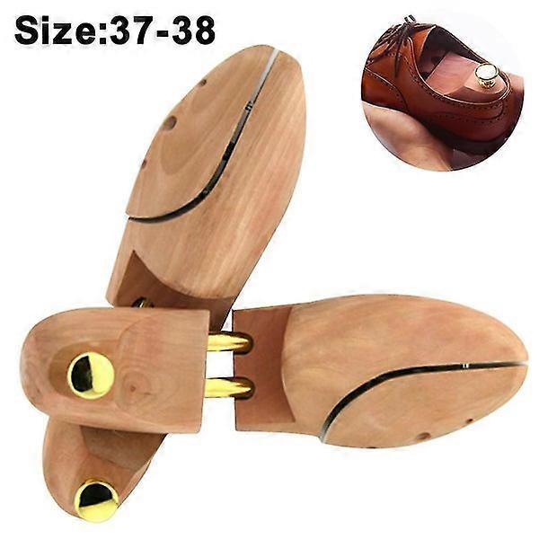 Solid Wood Lotus Shoe Support Shoe Expander with Spring Shaped Anti-wrinkle