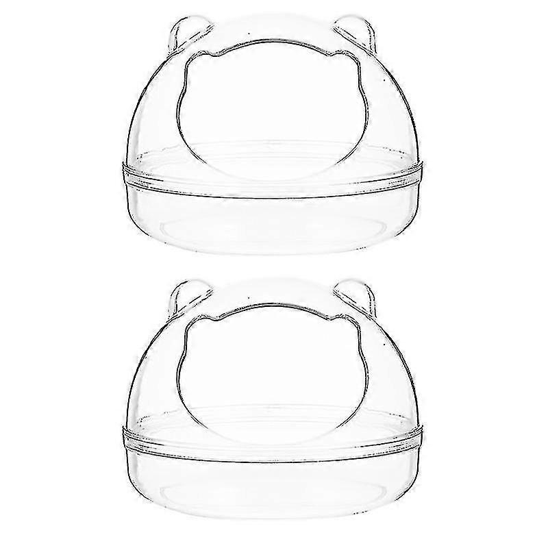 2pcs Hamster Bath Container