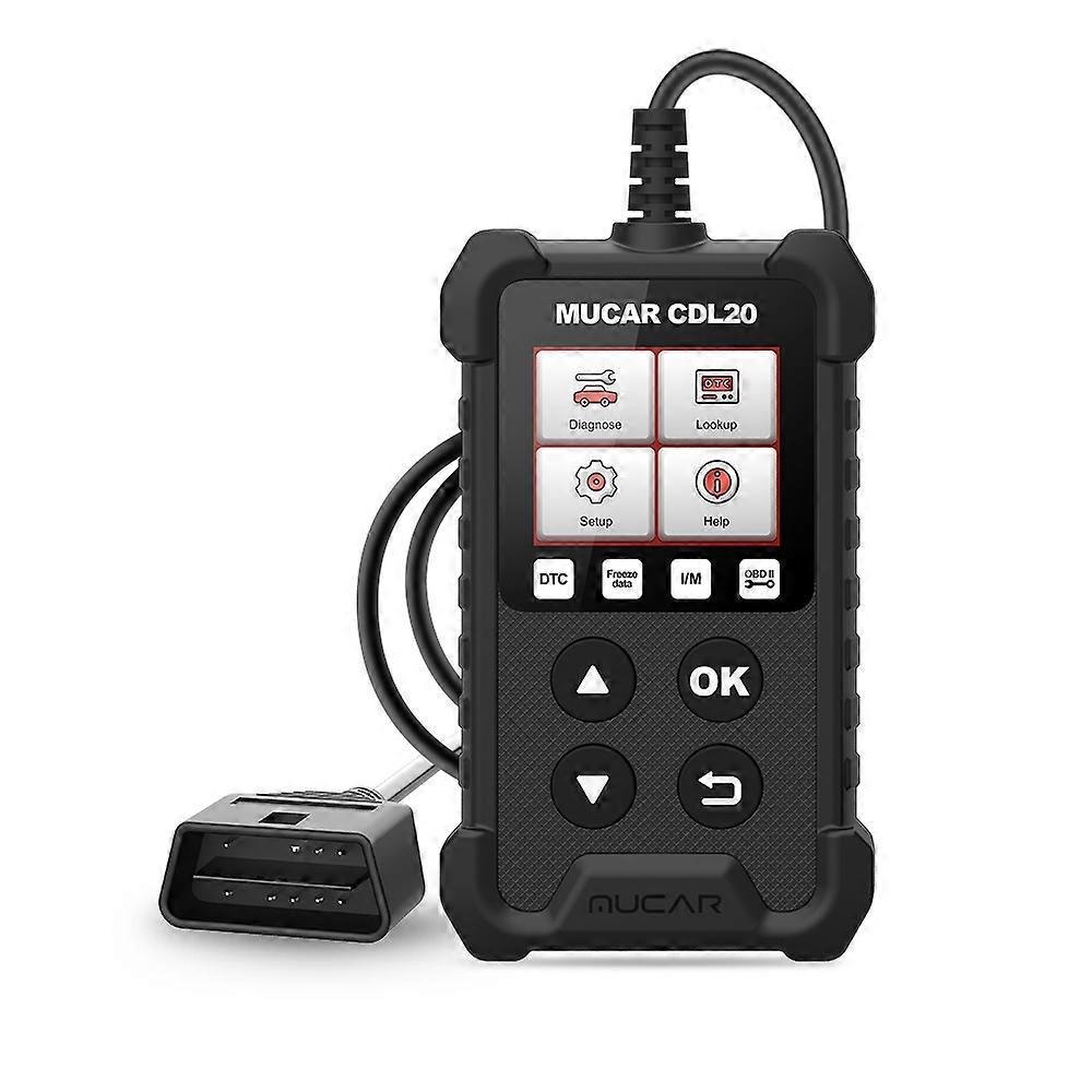 CDL20 OBD2 Car Diagnostic Tools OBD 2 Code Reader Scanner For Engine Diagnosis 10 OBD2 Free Auto DTC Lookup 8 Languages