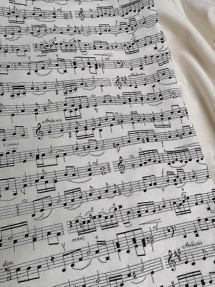 Music theme printed 100% cotton fabric