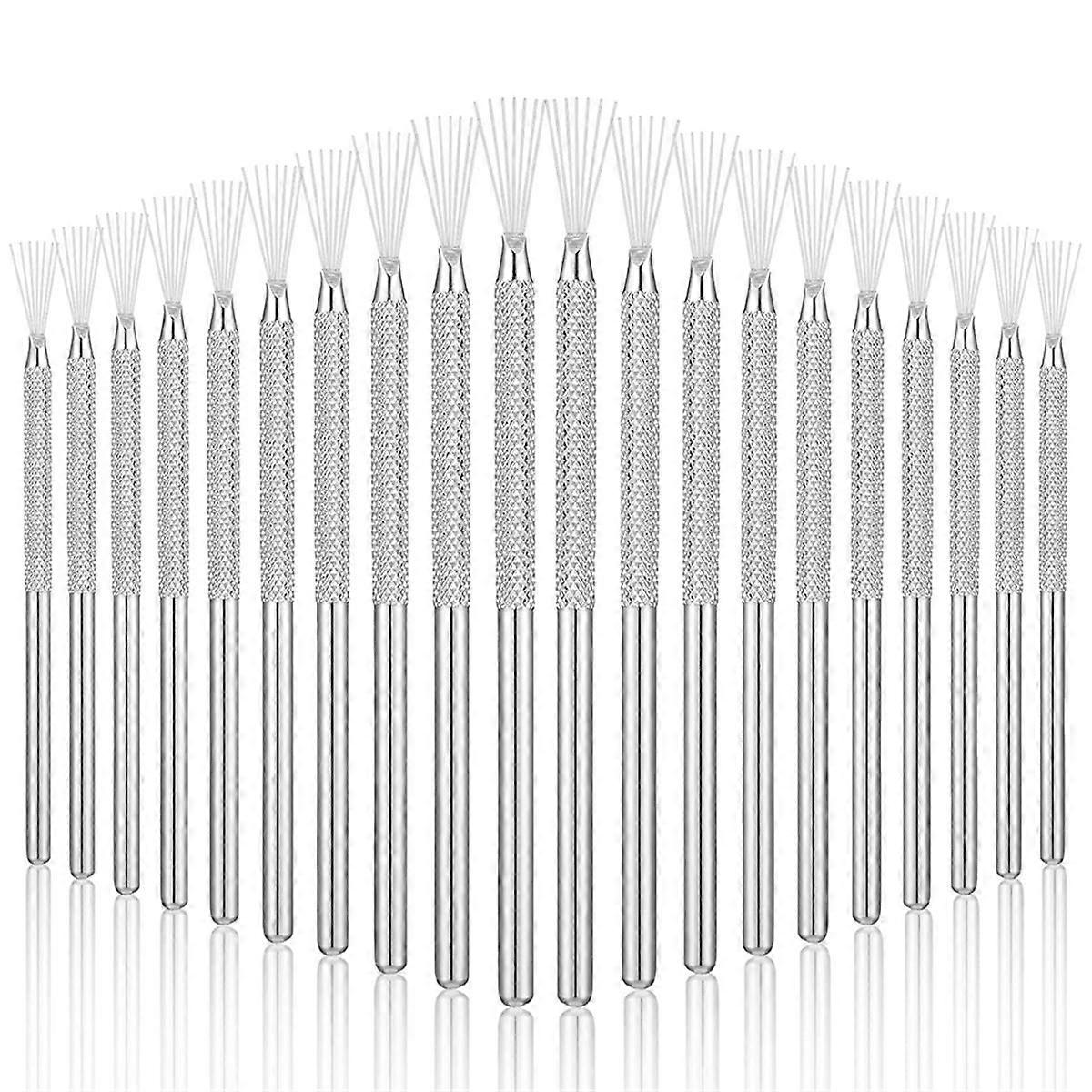 20Pcs Clay Needle Tool Clay Modeling Tools Feather Wire Texture Tool for Pottery Sculpting Texturin