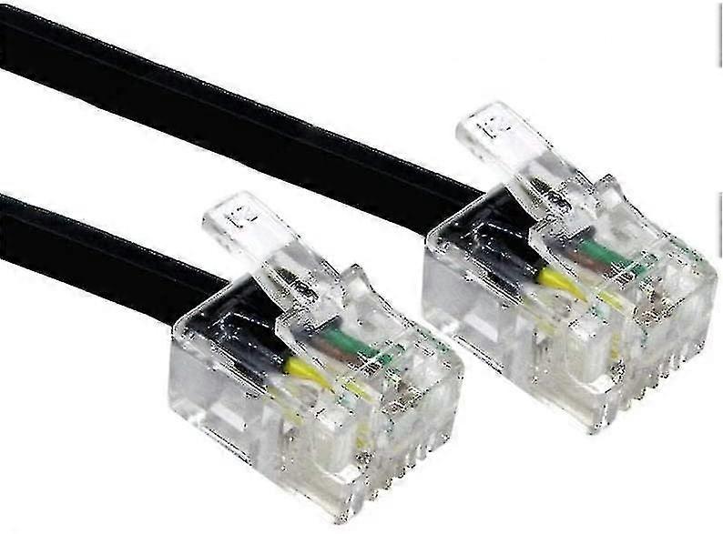 Four-conductor Fixed Telephone Line Extension Cord