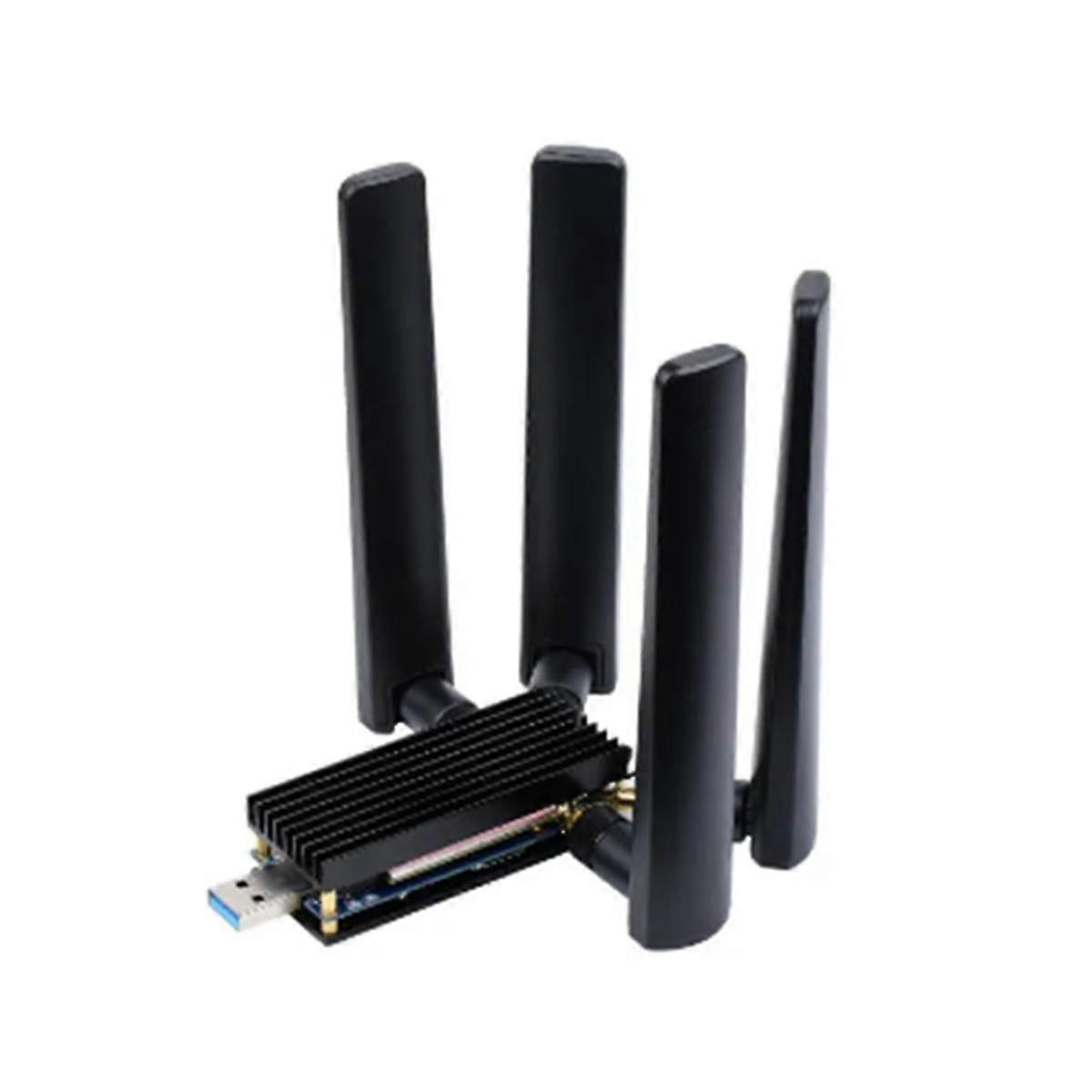 5G DONGLE Module 4 Antennas USB3.1 Port Aluminum Alloy Heatsink M.2 Key B Interface