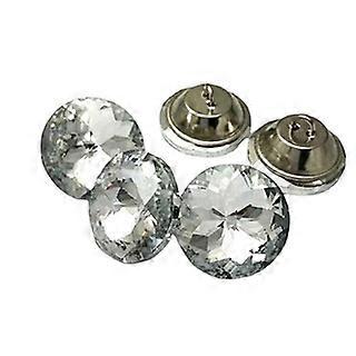 50pcs Crystal Upholstery Buttons Rhinestone Crystal Round Buttons
