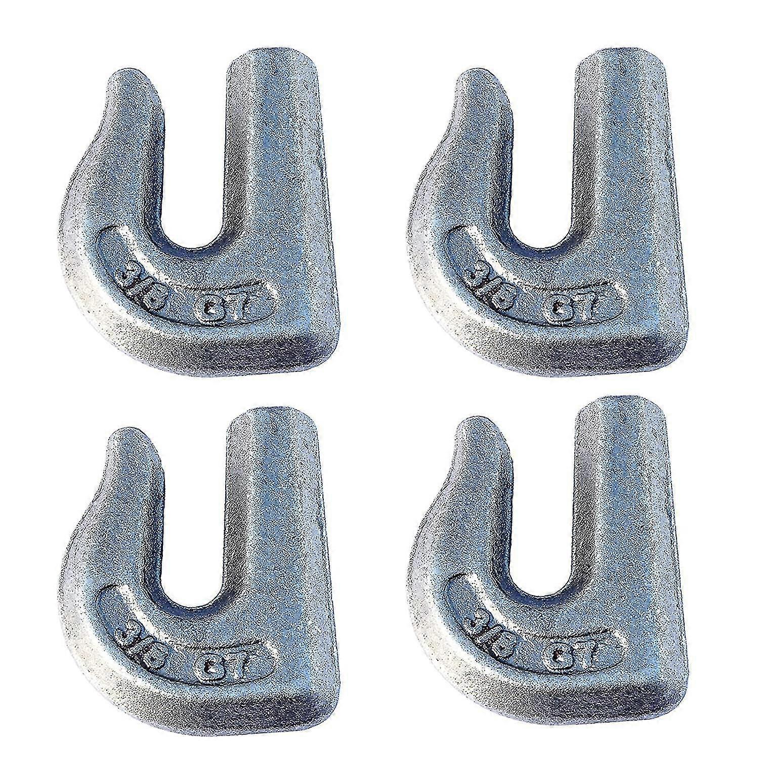 溶接グラブチェーンフックG70 3/8 "溶接チェーングラブフックバケットフラットベッドトレーラーレッカートウタイダウン鍛造鋼作業負荷制限:6600ポンド - -