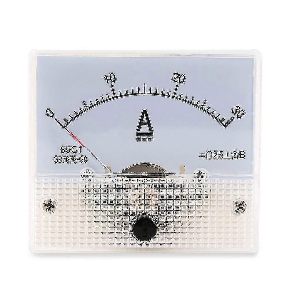 Dc 30a Analog Ammeter Panel Amp Current Meter 0-30a Dc Doesn't Need Shunt