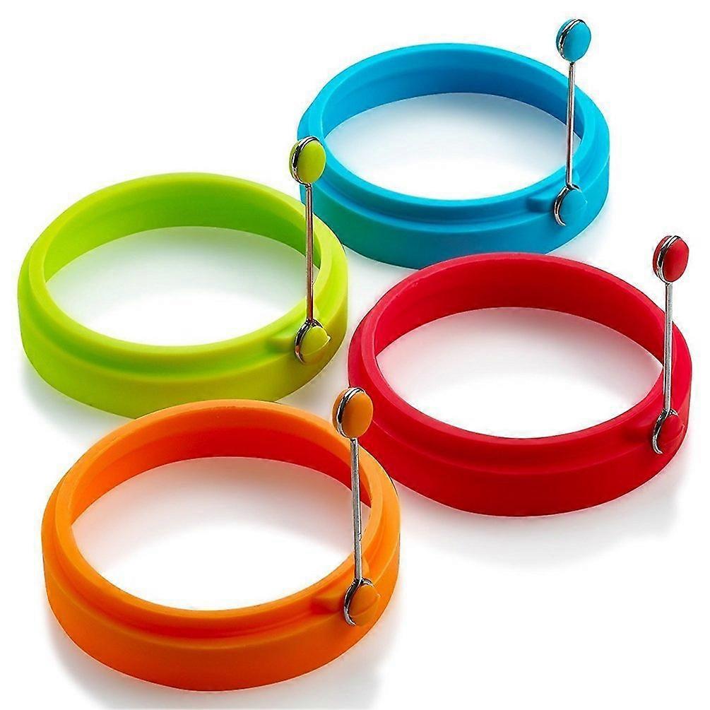 4pcs Silicone Egg Ring,Non Stick,Egg Cooking