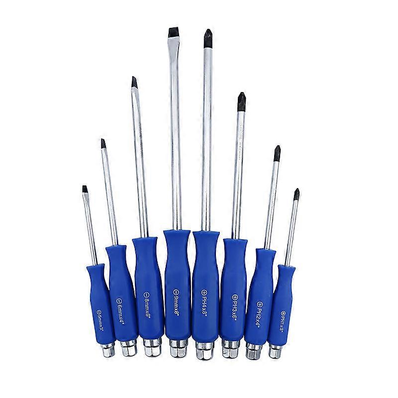Set of 8 mechanic's screwdrivers