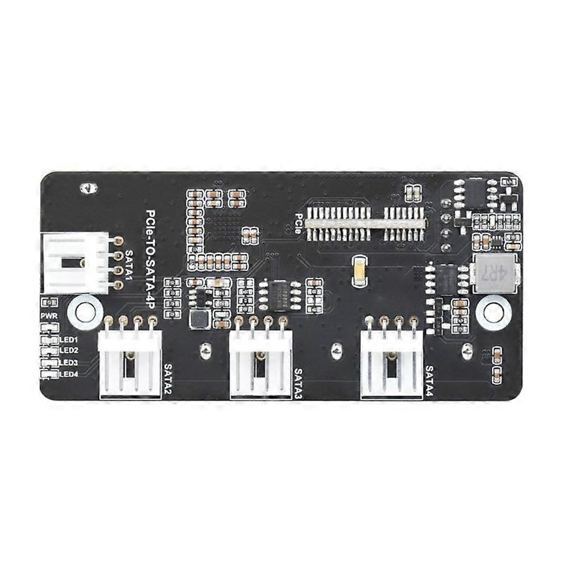 CM4 4CH SATA3.0 Interface Expansion Card 6Gpbs High-Speed For RaspberryPi