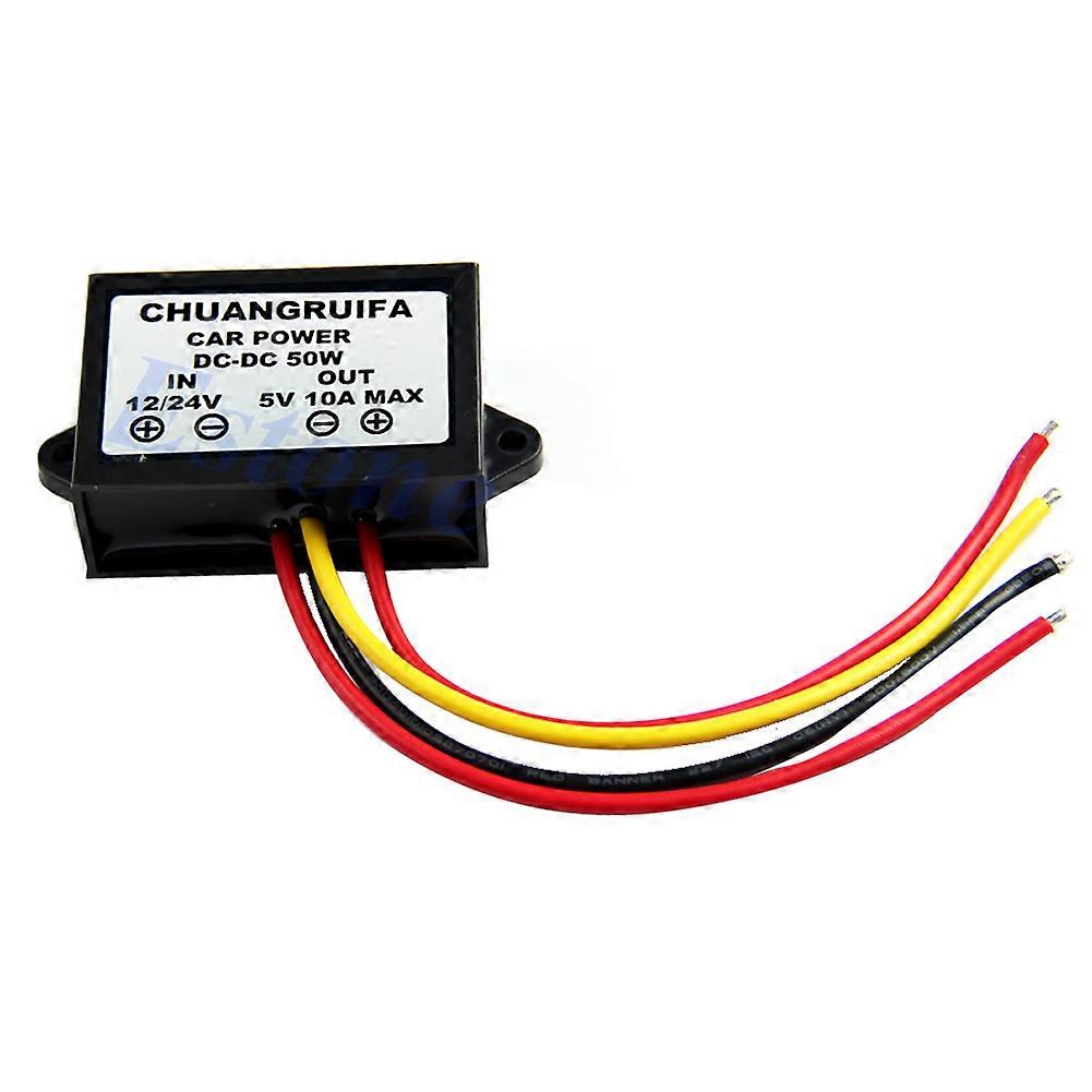 Wasserdicht für DC 12/24V bis 5V 10A 50W Auto-Leistungs-Abwärtswandlermodul