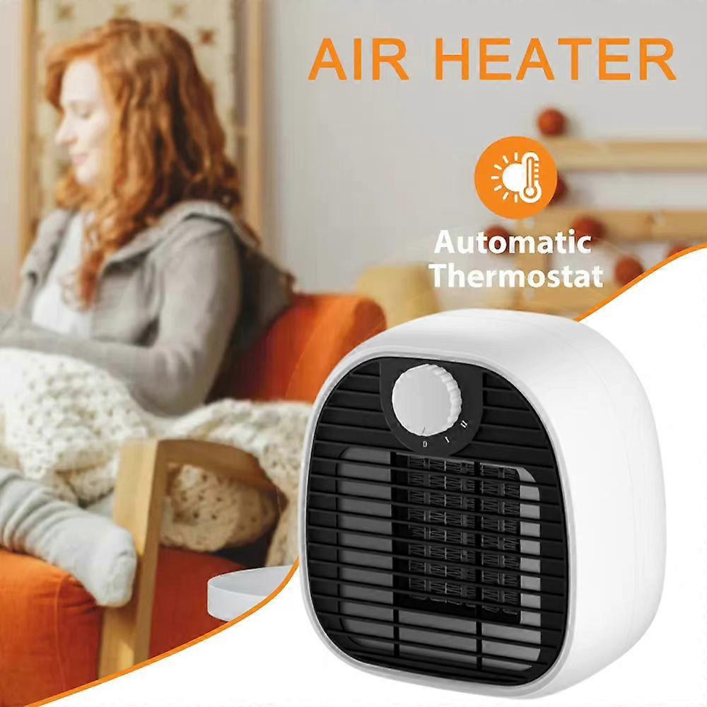 Electric Ceramic PTC Heater UK/EU Plug Fan 2 Heat Setting 650 1000W for Home Office