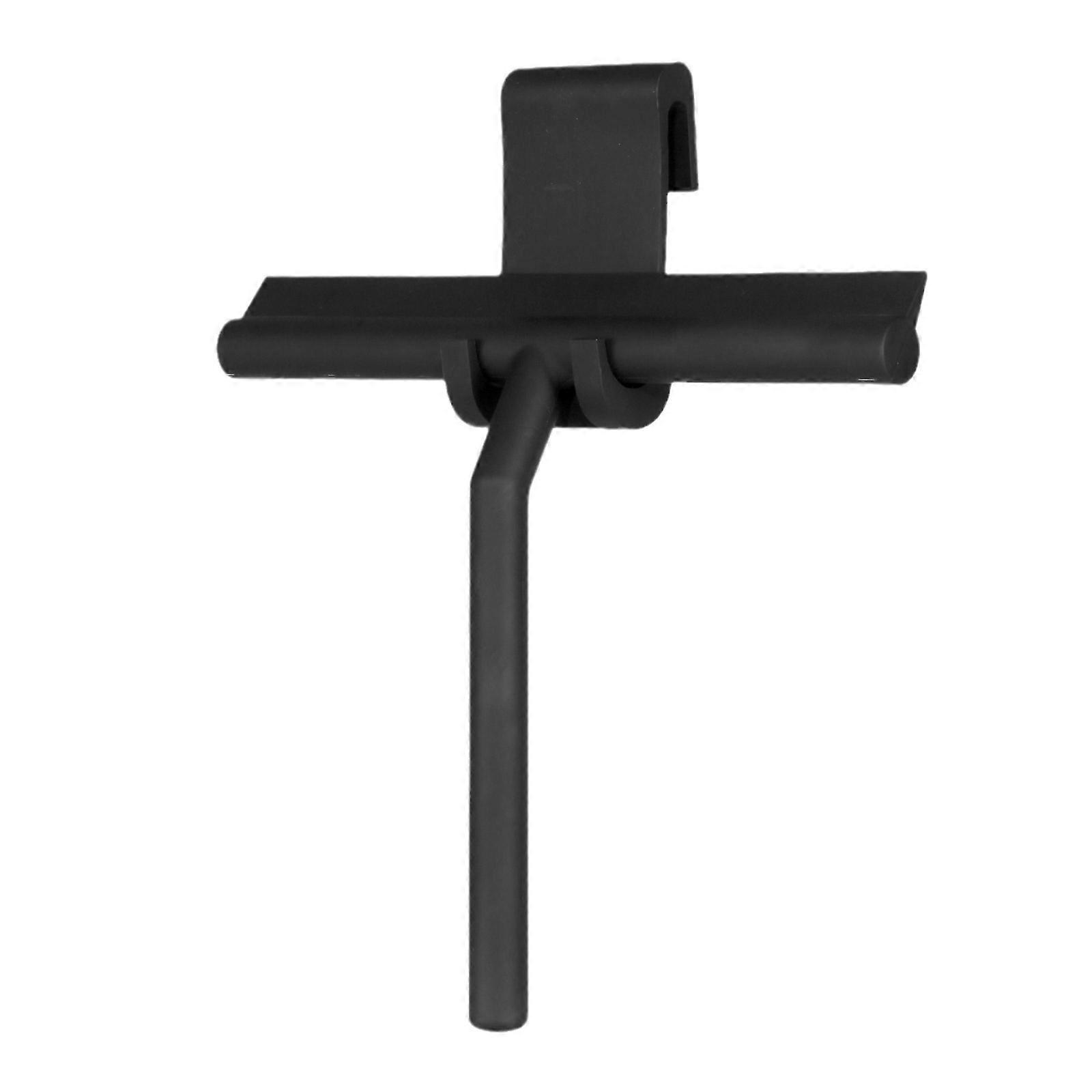 Silicone window squeegee with stainless steel core for cleaning mirror