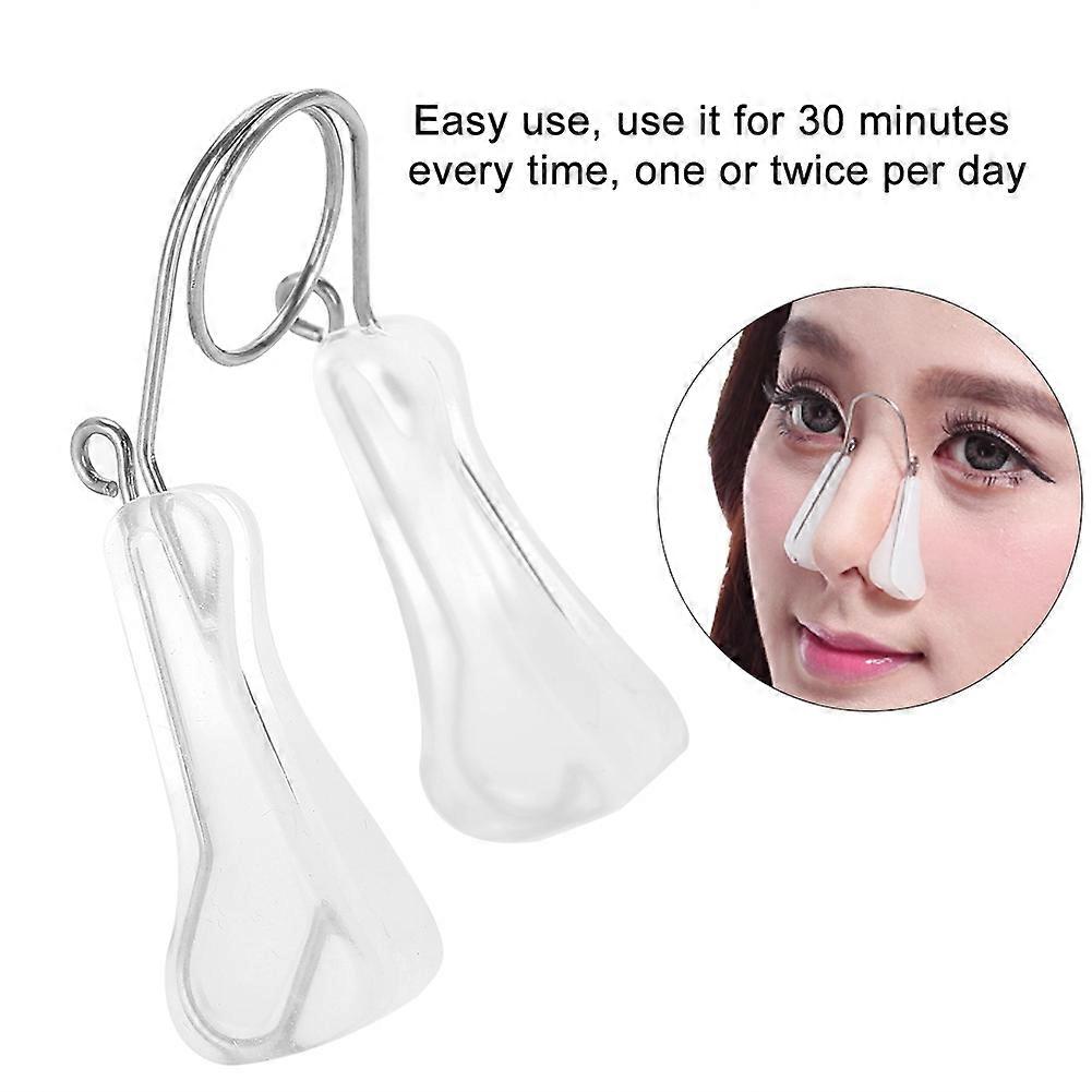 Nez vers le haut Mise en forme Enhancer Bridge Reshaper Lifting Straightening Clip Beauty Tool Blanc