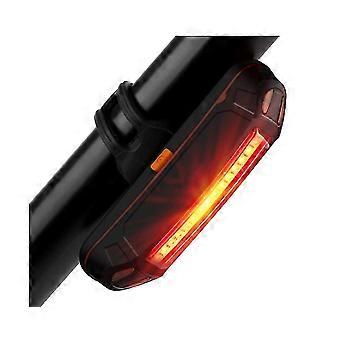 Luz trasera de bicicleta, luz trasera de bicicleta Usb recargable Cob Led Rear Bike Lamp, modos de iluminación múltiple, a prueba de golpes a prueba de agua (negro)
