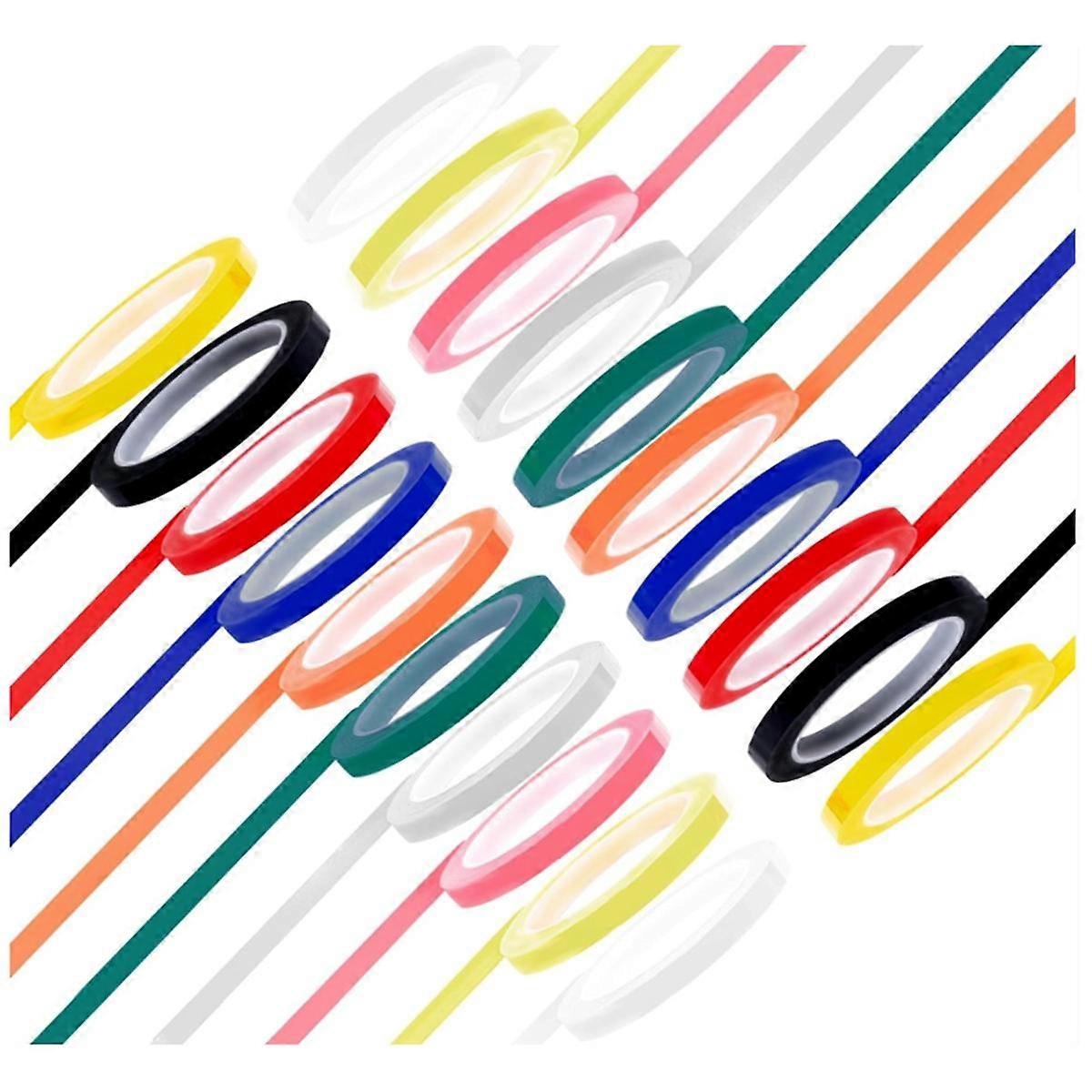 20 Rolls 10 Colors Autoclave Tape 216 Ft/L X 0.24 In/W Instruments Identification Tape Autoclavable