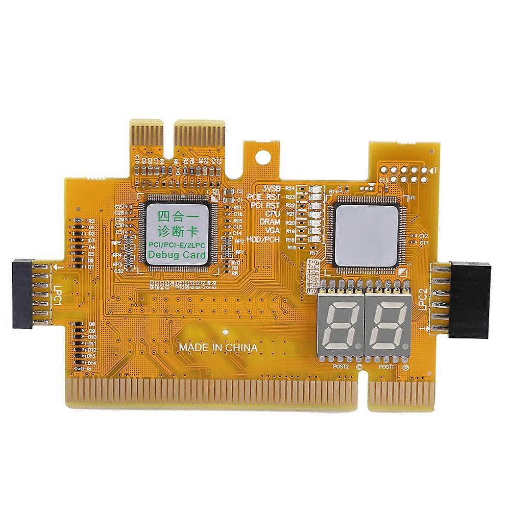 Desktop Debug Card 4 in 1 Diagnostic Card Computer Motherboard Detection Accessories