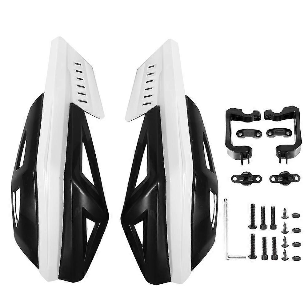 オートバイハンドガード7 / 8in22mmABS耐落下性プロテクターユニバーサルオートバイ電動自転車スクーターブラック