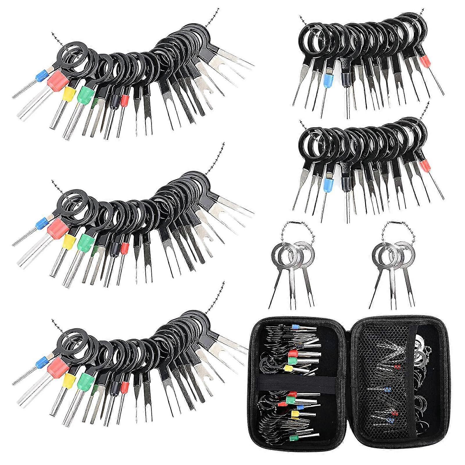 82pcs Terminal Extractor Removal Tool Kit Depinning Key Tool Set For Car Household Devices, Tool Wi