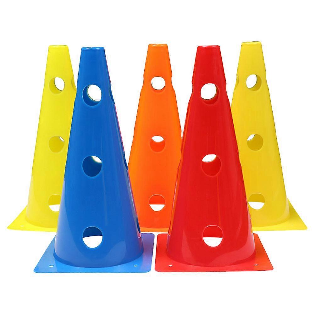 5Pcs Football Flexibility Training Obstacles Hollow Out Training Cones Marker Cones