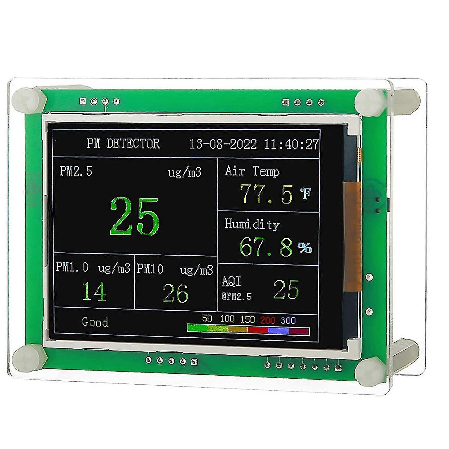 Air-quality Monitor Pm2.5 Pm10 Pm1.0 Detector Indoor Quality Monitors For , Home, Etc. (pm1.0, Pm2.