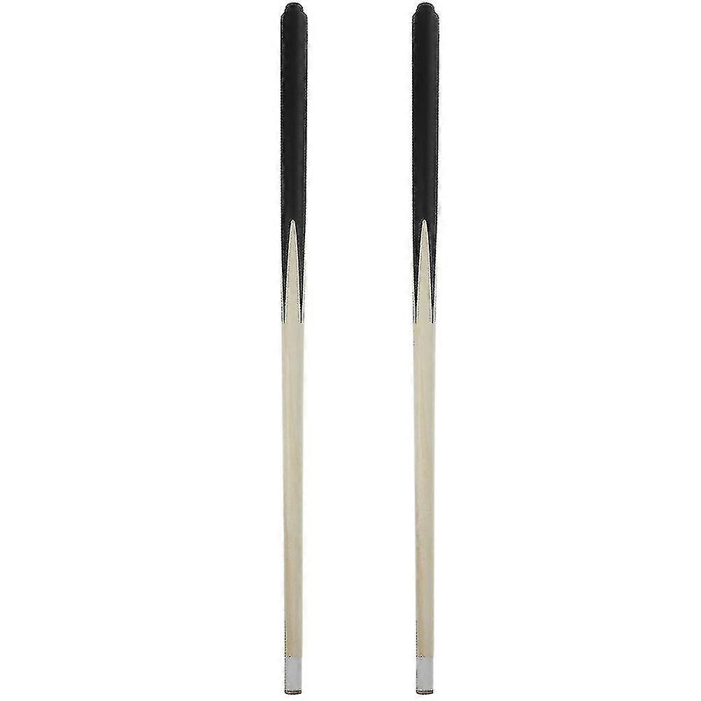 2pcs Pool Cue Wood Billiard Cue Stick Convenient Cue Stick Short Pool Cue Sticks