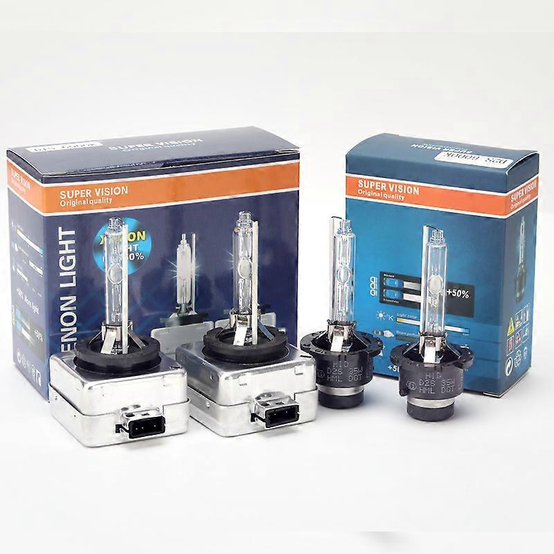 2pcs 6000k D1S D3S 35w HID D2S D4S head Car Xenon Bulb for 12v auto 4300k 8000k