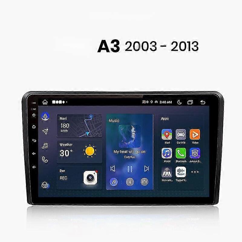 Carplay Android Auto Car Radio For A3 2 8P 2003 - 2013 Multimedia GPS autoradio 4G WIFI DSP