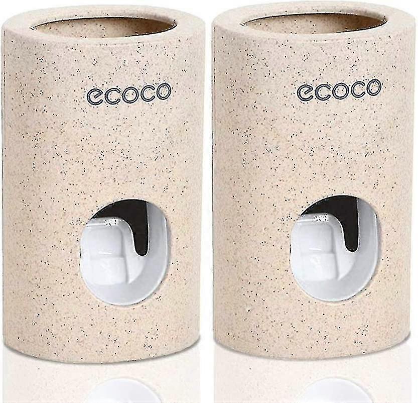 Wall Mounted Toothpaste Dispenser Toothpaste Squeezer For Bathroom Sink 2 Pieces - ya01
