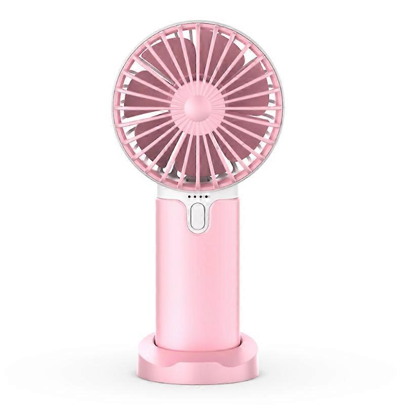 Portable Fan, 2400mAh Mini USB Rechargeable Small Handheld Table Fan, Quiet Fan with 3 Adjustable Speeds Portable Fan for Home, Office and Travel (Pin