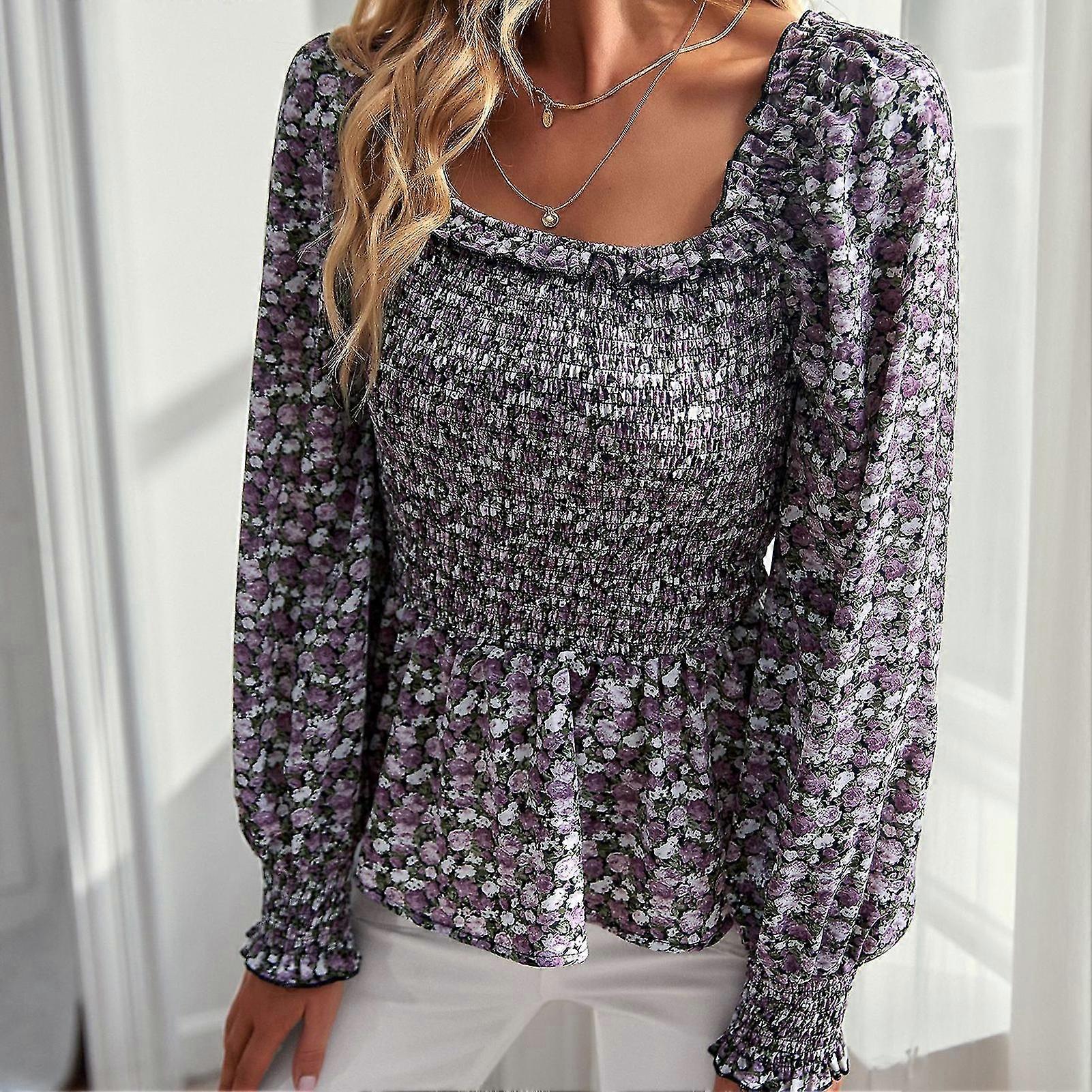 Square Neck Pullover Top Comfortable And Charming Top Suitable For Going Beach Side Wear