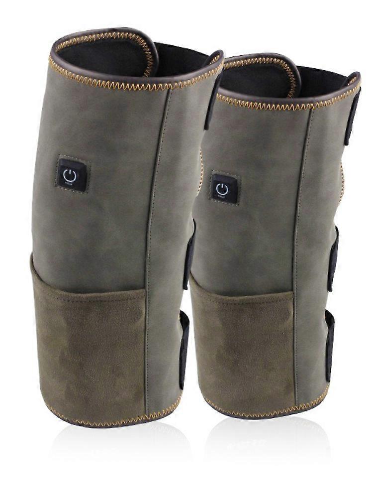 5-speed Adjustable Wormwood Knee Physiotherapy Device USB Heating Knee Pads Heating Warm Shin Pads Calf Massager Knee Relieve