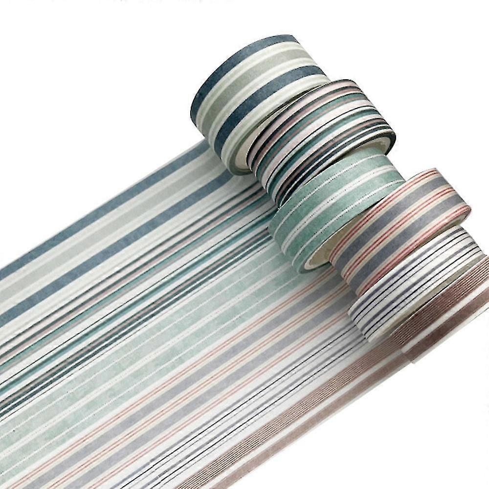 Tape Set, 6 Rolls, Decorative Tape, Journaling Tape, Decorative Tape For Crafts, Decorative Craft Washi Masking Tape