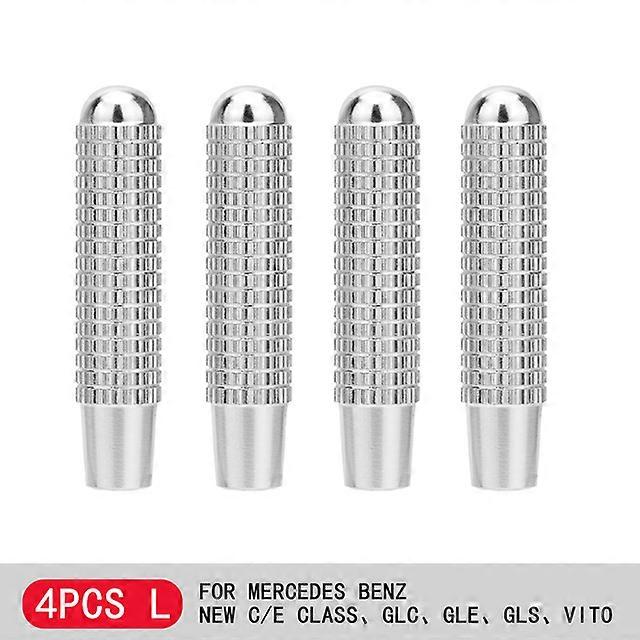4pcs Car Alloy Door Lock Pins Lock Pin Screw Knob for Mercedes Benz C W205 GLC GLE E W213 CLA GLA A Class Modified Accessories| |
