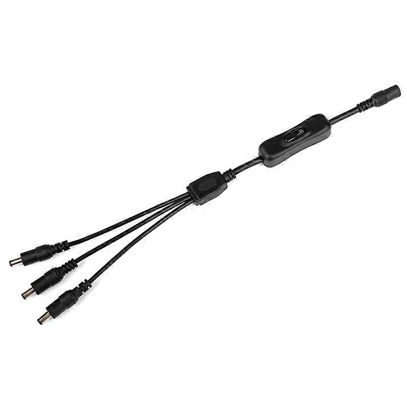 DC5521 Y Splitter Adapter Cord Cable for LED Strip Light, Security Cameras