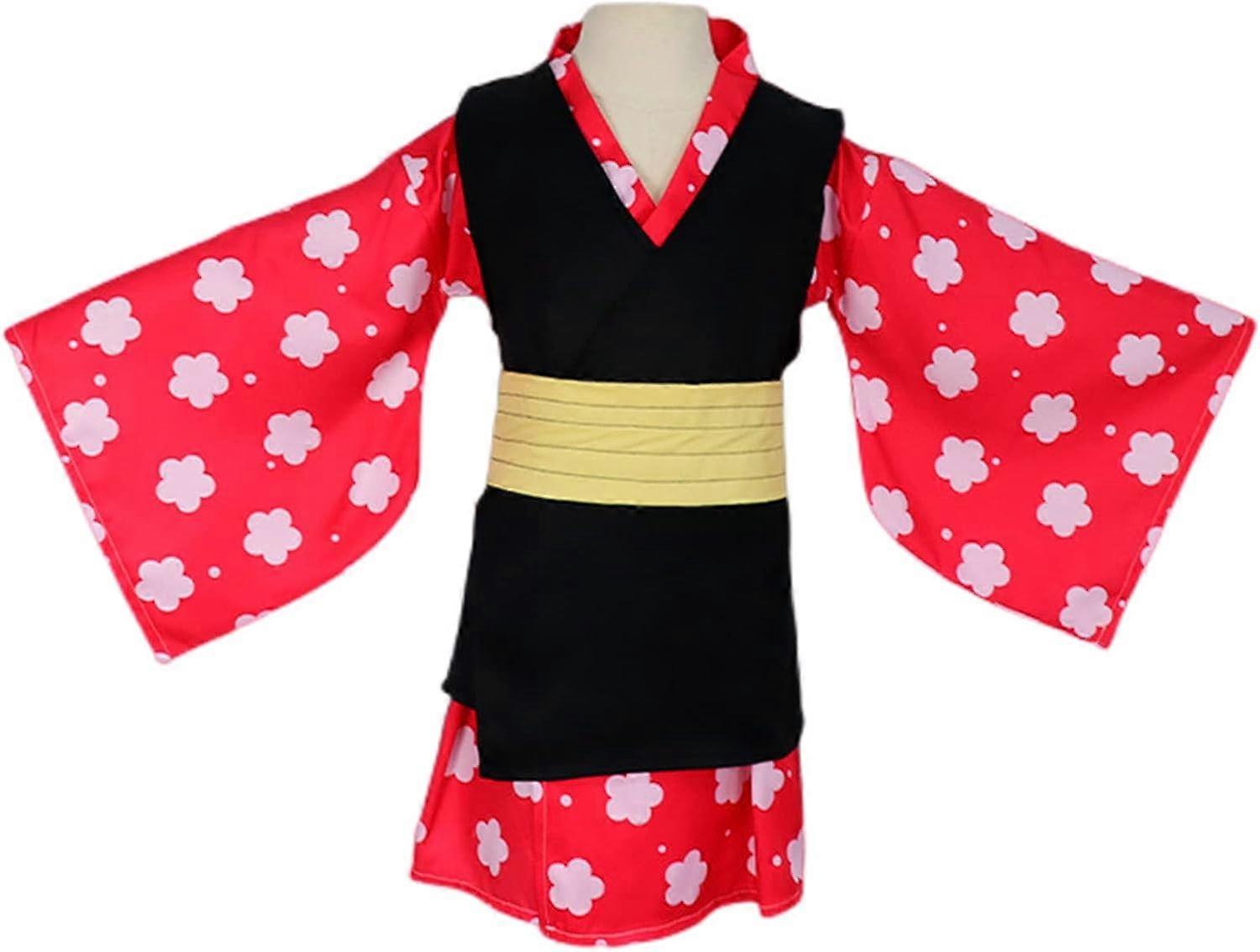 Makomo Cosplay Costume Kimono Dress Halloween Cosplay Wig Cardigan Robes Suits With Mask Cosplay