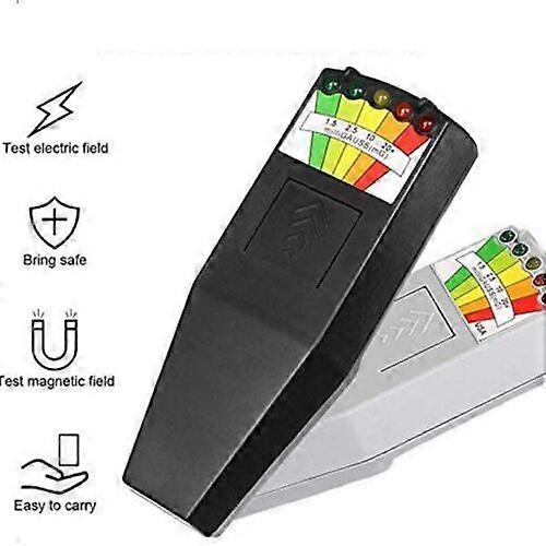 5 LED EMF Meter Magnetic Field Detector Ghost Hunting para Normal Equipment Tester Counter for Home