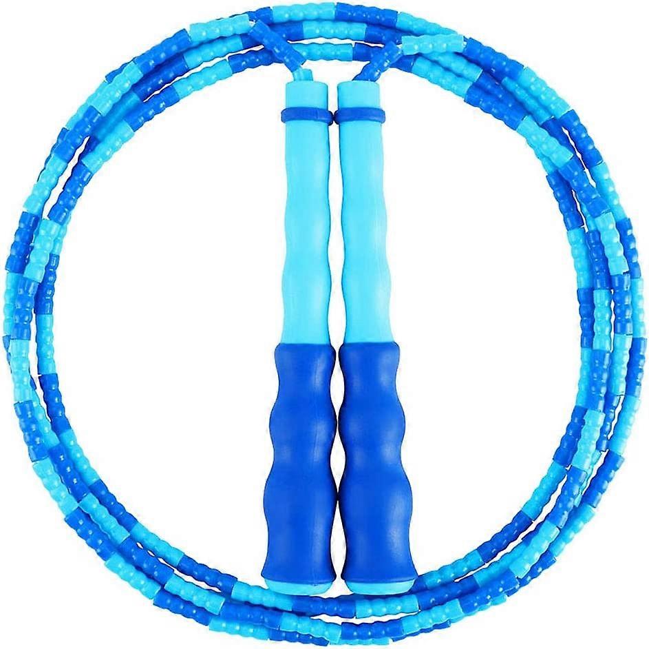 Jump Rope Soft Beaded Segment Jump Rope  Knot-Free Anti-Tangle Jump Rope Adjustable for Men, Women and Kids - Tangle 9ft