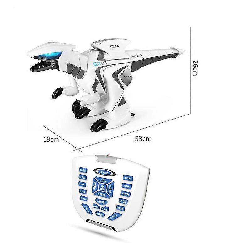 Intelligent Programable RC Dinosaur Bionic Walk Shake Head Swing Tail Simulate Roaring Touch Sensor Educational Entertain RC Toy
