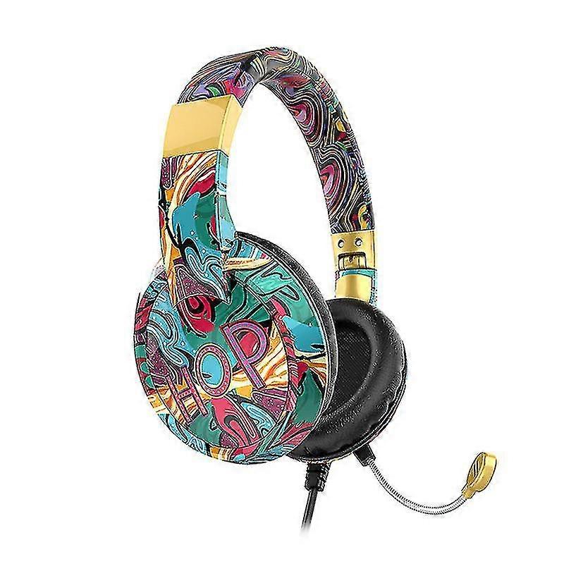 Bluetooth 5.0 Subwoofer Stereo Built-in Microphone Foldable Wireless Headset