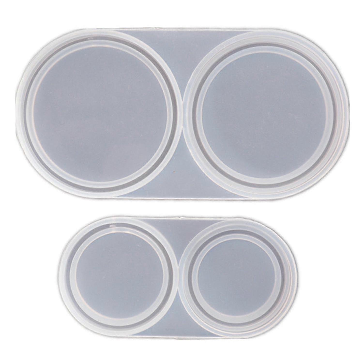 DIY Working Tool Creative Epoxy Resin Coin Box Mirror Silicone Mold for Home-ZZY
