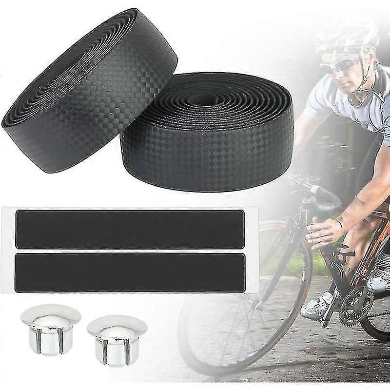 Bike Handlebar Tape, 2 Rolls Eva Adhesive Handlebar Tape For Bicycle Handlebar Tape Non-slip Handlebar Tape For Road Bicycle With 2 Adhesive Strips An